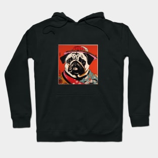 Japanese Pug Art Hoodie